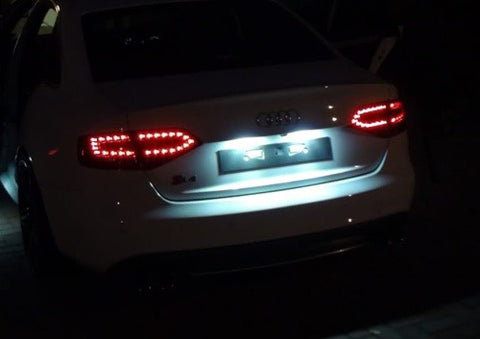 LED License Number Plate Light lamp OEM replacement kit Audi A4 A5 Q5 TT