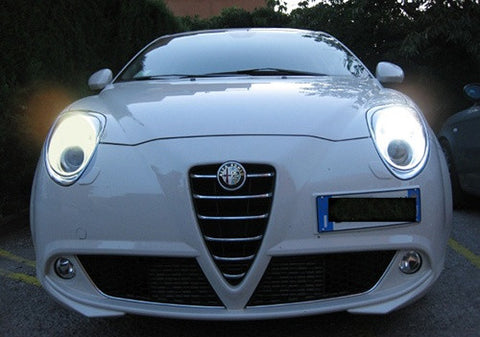 2 pieces of 8 SMD LED No Error BAX9s H6W 64132 Light bulb white