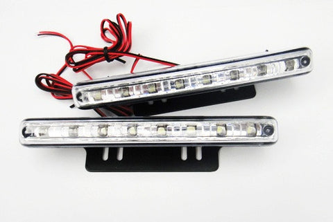 Universal 8 LED Daytime Running Light Daylight / Lamp DRL