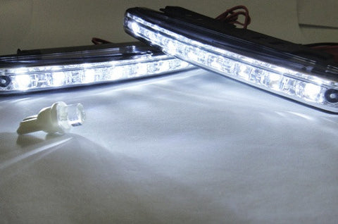Universal 8 LED Daytime Running Light Daylight / Lamp DRL