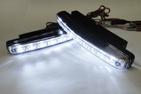 Universal 8 LED Daytime Running Light Daylight / Lamp DRL