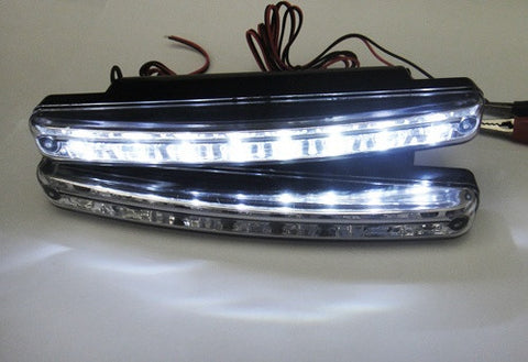 Universal 8 LED Daytime Running Light Daylight / Lamp DRL