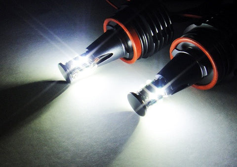 BMW Xenon white H8 40W CREE XP-E LED Angel Eyes / Halo Ring replacement Light bulb