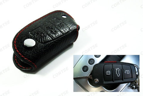 Premium Leather Smart Key fob holder for Audi A3 A4 S4 A6 TT