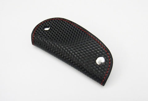 Premium Leather 3D Carbon Fiber Pattern Smart Key holder 109x48mm