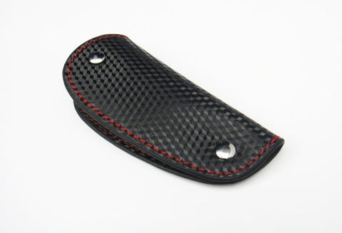 Premium Leather 3D Carbon Fiber Pattern Smart Key holder 109x48mm