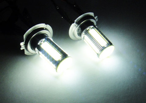 2 pieces of LUFFY H7 499 477 High Power COB LED Light bulb 25W white