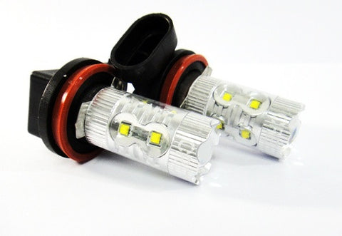 2 pieces of H11 H8 10X CREE XB-D LED Projector Light bulb 50W white