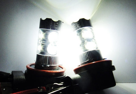 2 pieces of H11 H8 10X CREE XB-D LED Projector Light bulb 50W white