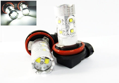 2 pieces of H11 H8 10X CREE XB-D LED Projector Light bulb 50W white
