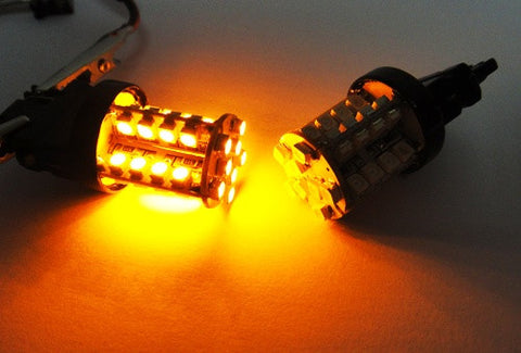 2 pieces of 40 SMD LED 182 3156 P27W 180 3157 3057 P27/7W Light bulb Amber