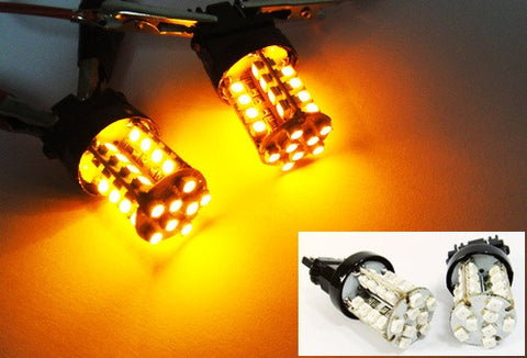 2 pieces of 40 SMD LED 182 3156 P27W 180 3157 3057 P27/7W Light bulb Amber