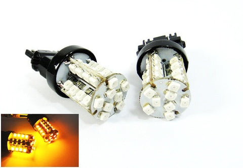 2 pieces of 40 SMD LED 182 3156 P27W 180 3157 3057 P27/7W Light bulb Amber