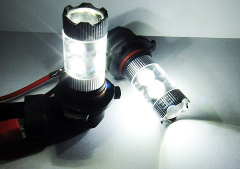 2 pieces of 9006 HB4 10X CREE XB-D LED Projector Light bulb 50W white