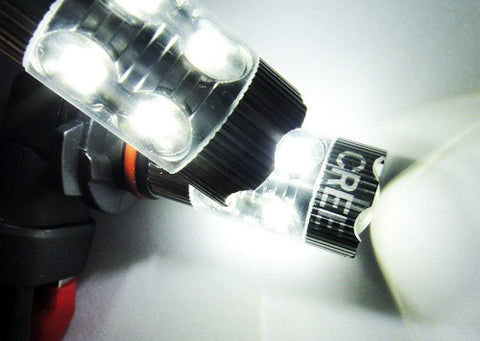 2 pieces of 9006 HB4 10X CREE XB-D LED Projector Light bulb 50W white