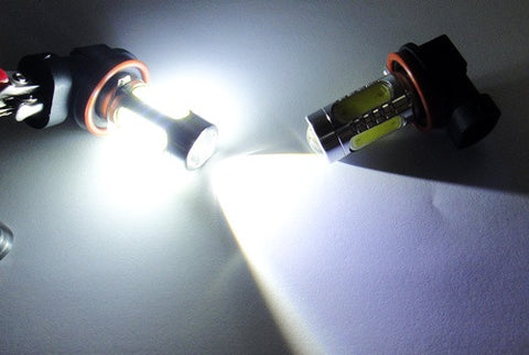 2 pieces of H11 H8 CREE LED Projector Light with 4 Plasma SMD LED 11W white