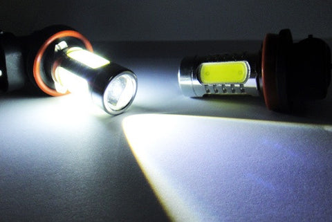 2 pieces of H11 H8 CREE LED Projector Light with 4 Plasma SMD LED 11W white