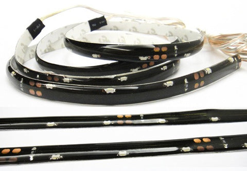 2 pieces of 20 SMD LED Side Shine / Side Glow Light strip white