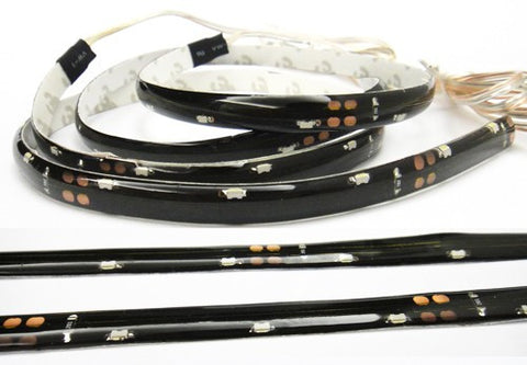 2 pieces of 20 SMD LED Side Shine / Side Glow Light strip white