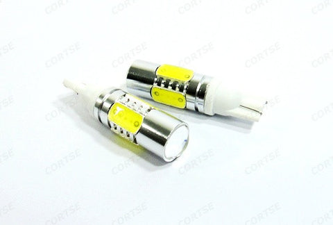 2x High Power 501 T10 168 194 2825 W5W LED Projector Light bulb w/ 4 Plasma LED 7.5W white