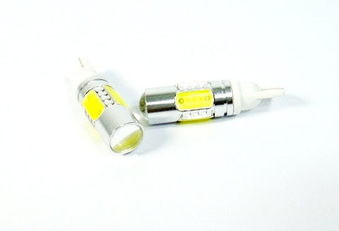 2x High Power 501 T10 168 194 2825 W5W LED Projector Light bulb w/ 4 Plasma LED 7.5W white