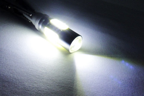 2x High Power 501 T10 168 194 2825 W5W LED Projector Light bulb w/ 4 Plasma LED 7.5W white