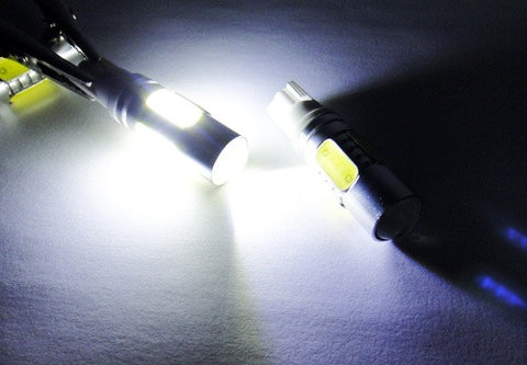 2x High Power 501 T10 168 194 2825 W5W LED Projector Light bulb w/ 4 Plasma LED 7.5W white