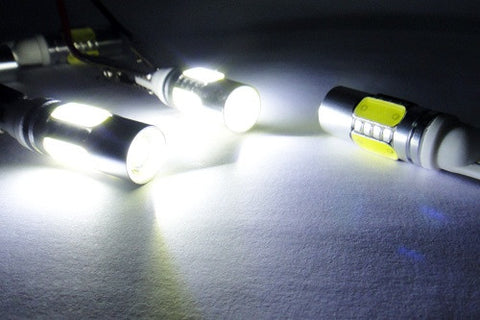 2x High Power 501 T10 168 194 2825 W5W LED Projector Light bulb w/ 4 Plasma LED 7.5W white