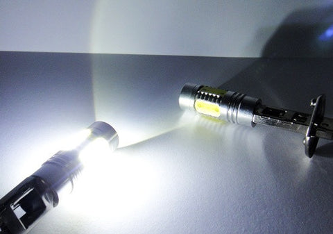 2 pieces of H3 (453) CREE LED Projector Light with 4 Plasma SMD LED 11W white