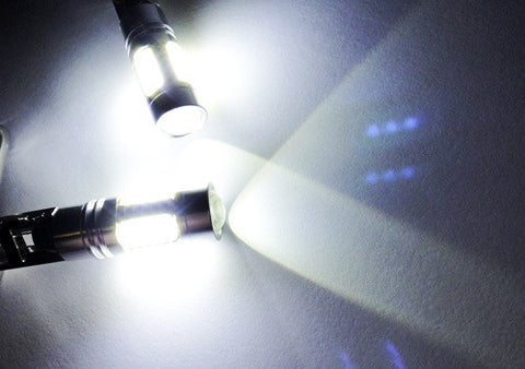 2 pieces of H3 (453) CREE LED Projector Light with 4 Plasma SMD LED 11W white