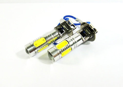 2 pieces of H3 (453) CREE LED Projector Light with 4 Plasma SMD LED 11W white