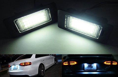 LED License Number Plate Light lamp OEM replacement kit Audi A4 A5 Q5 TT