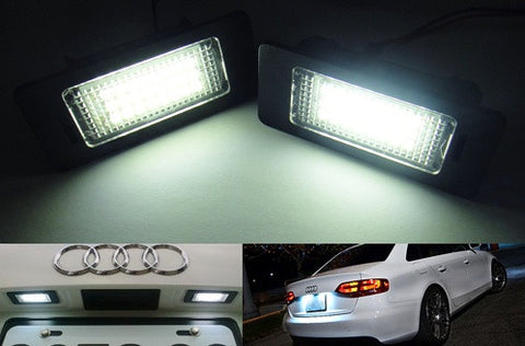 LED License Number Plate Light lamp OEM replacement kit Audi A4 A5 Q5 TT