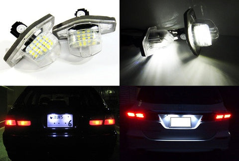 LED License Number Plate Light lamp OEM replacement kit Honda CRV Fit Jazz Crosstour