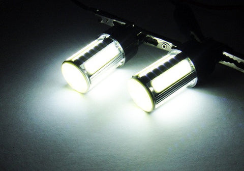 2 pieces of LUFFY 580 7443 W21/5W 582 7440 W21W 992 High Power COB LED Light bulb 25W white