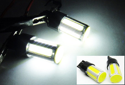 2 pieces of LUFFY 580 7443 W21/5W 582 7440 W21W 992 High Power COB LED Light bulb 25W white