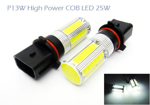 2 pieces of LUFFY P13W SH23W High Power COB LED Light bulb 25W white