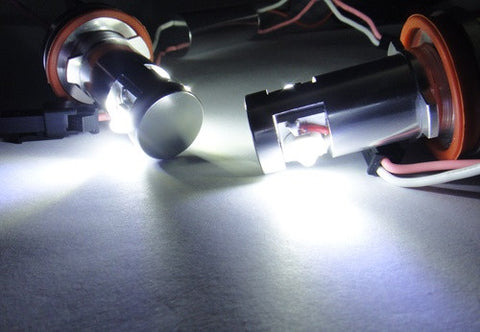 BMW xenon white LED Angel Eyes / Halo Ring replacement Light / Lamp bulbs