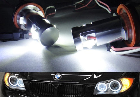 BMW xenon white LED Angel Eyes / Halo Ring replacement Light / Lamp bulbs