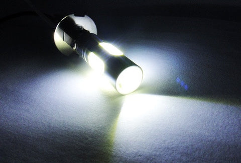 2 pieces of BAX9s H6W 64132 High Power LED Projector Light bulb with Plasma SMD LED 7.5W white