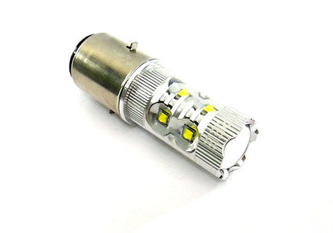 1 piece of H6 BA20d 10x CREE XB-D LED Projector Headlight Light bulb 50W white