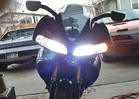 1 piece of H6 BA20d 10x CREE XB-D LED Projector Headlight Light bulb 50W white