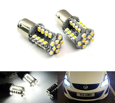 2 pieces of 40 SMD LED 380 (P21/5W) 1157 7528 BAY15d Light bulb white