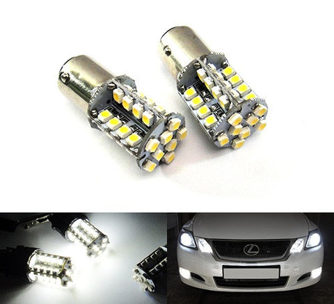 2 pieces of 40 SMD LED 380 (P21/5W) 1157 7528 BAY15d Light bulb white