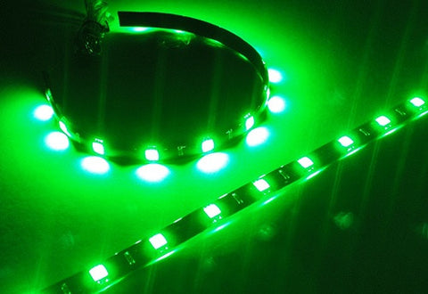 2 pieces of 12 High Power SMD LED Light strip 30cm Green