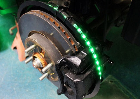 2 pieces of 12 High Power SMD LED Light strip 30cm Green