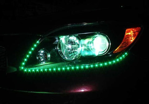 2 pieces of 12 High Power SMD LED Light strip 30cm Green