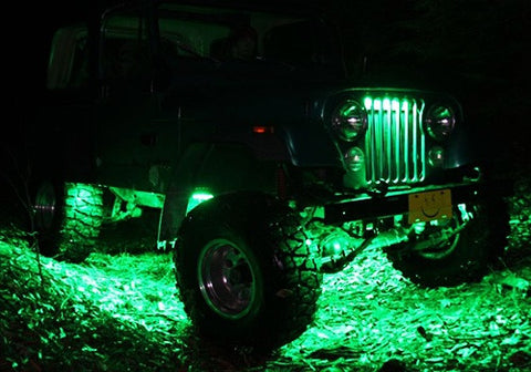 2 pieces of 12 High Power SMD LED Light strip 30cm Green