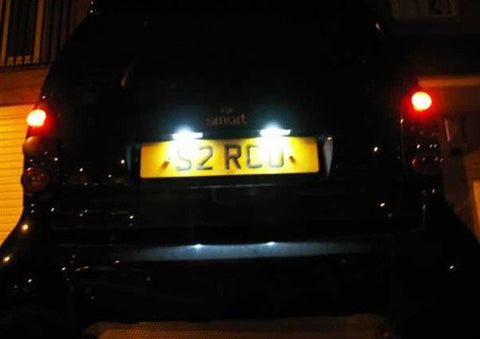LED License Number Plate Light lamp OEM Replacement kit smart Fortwo (451)