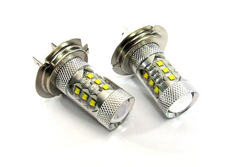 2 pieces of H7 (499) 16x CREE XB-D LED Projector Light bulb 80W white